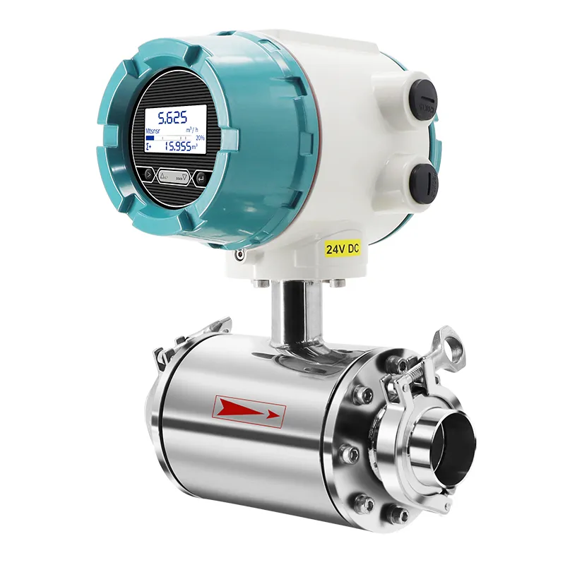 sanitary clamp electromagnetic flow meter for rotameter water